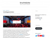bruchstuecke.info Webseite Vorschau