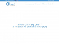 hrwebconsulting.ch Webseite Vorschau