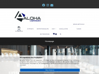 aloha-ceramix.com Webseite Vorschau
