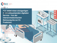 tcc-clinicalsolutions.de Webseite Vorschau