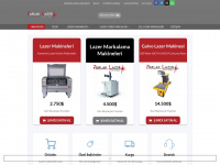 parlaklazer.com Webseite Vorschau