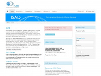 isad.org.uk Webseite Vorschau