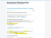 schulschach.net Webseite Vorschau