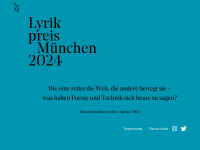 lyrikpreis-muenchen.com Webseite Vorschau