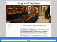 krippen-karpfinger.de Webseite Vorschau