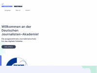 deutschejournalistenakademie.de Webseite Vorschau