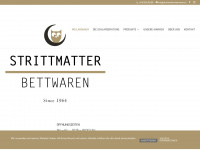 strittmatter-bettwaren.ch Webseite Vorschau