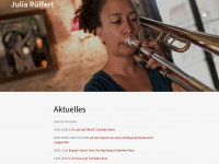 juliarueffert.ch Webseite Vorschau