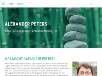 alexander-peters.net Webseite Vorschau