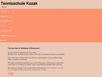 tennisschule-kozak.ch Webseite Vorschau