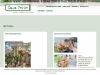 casaverde-blumen.ch Webseite Vorschau