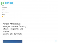 go-climate.com Webseite Vorschau