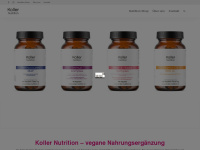koller-nutrition.at Webseite Vorschau