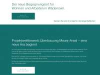 mewaareal.ch Webseite Vorschau