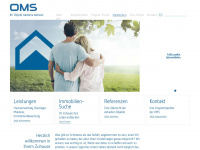 immobilien.oms.co.at Webseite Vorschau