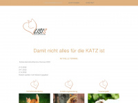 lisiskatzencouch.at Webseite Vorschau