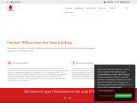 save-life-easy.com Webseite Vorschau
