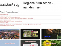 walldorf.tv Webseite Vorschau