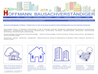 bausachverstaendiger-hoffmann.eu Webseite Vorschau