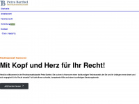 kanzlei-barthel.com Webseite Vorschau