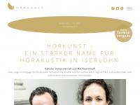 hoerkunst.net Webseite Vorschau