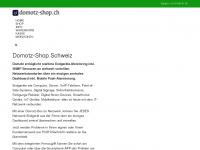 domotz-shop.ch Webseite Vorschau