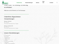 forst-oa.ch Webseite Vorschau