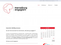 merseburg-engagiert.de Webseite Vorschau