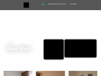 haus-riedl.com Webseite Vorschau