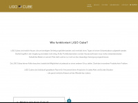 ligo-cube.de Webseite Vorschau