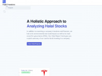 halalinvestors.com Webseite Vorschau
