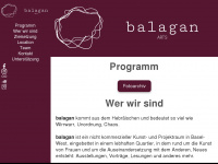 balagan-arts.ch Webseite Vorschau