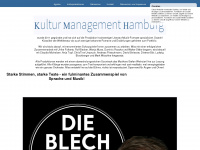 kulturmanagement-hamburg.com Webseite Vorschau