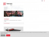 lascomlaser.com Webseite Vorschau