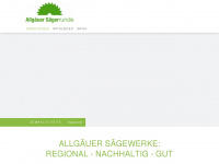 allgaeuer-saeger.de Webseite Vorschau