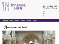 vesperkirche-coburg.de Webseite Vorschau