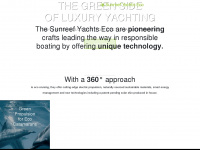 sunreef-yachts-eco.com Webseite Vorschau