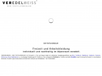 veredelweiss.com Webseite Vorschau