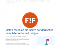 frauen-in-fuehrung.info Webseite Vorschau