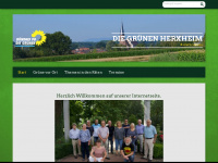 gruene-herxheim.de Webseite Vorschau