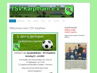 tsv-karpfham.de Webseite Vorschau