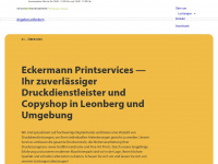 eckermann-printservices.de Webseite Vorschau