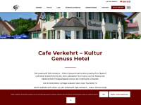 hotel-cafe-verkehrt.de Webseite Vorschau