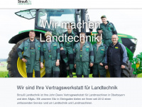 strauss-landtechnik.de Webseite Vorschau