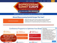 bioprocessingeurope.com Webseite Vorschau