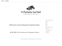 fliegendegalerie.at Webseite Vorschau