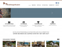 pferdefotografie-jever.de Webseite Vorschau