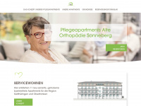 pflegeapartments-sonneberg.de Webseite Vorschau