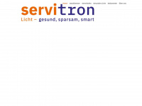 servitron.ch Webseite Vorschau