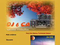 dj6ca.de Webseite Vorschau